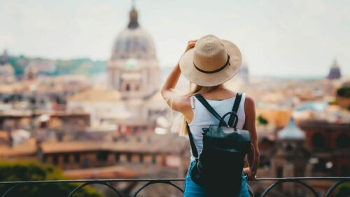Rome,Europe,Italia,Travel,Summer,Tourism,Holiday,Vacation,Background, Young